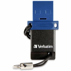 32GB Store 'n' Go Dual USB 3.0 Flash Drive for USB-C&trade; Devices - Blue