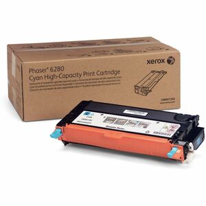 Xerox Genuine Phaser&trade; 6280 Cyan High capacity Toner Cartridge (5900 Pages) - 106R01392