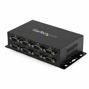 StarTech.com USB to Serial Adapter Hub? 8 Port? Industrial? Wall Mount? Din Rail? COM Port Retention? FTDI USB to RS232