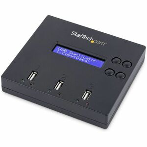 StarTech.com Standalone 1 to 2 USB Thumb Drive Duplicator/Eraser, USB Flash Drive Copier/Cloner, Sector-by-Sector Copy, Sanitizer, TAA