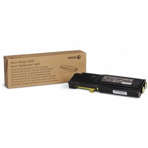 Xerox Genuine Phaser&trade; 6600, WorkCentre&trade; 6605 Yellow Toner Cartridge