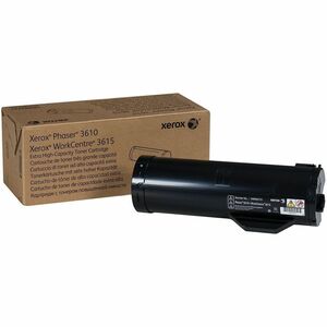 Xerox Genuine Phaser&reg; 3610, WorkCentre&reg; 3615 Black Extra High capacity Toner Cartridge (25300 Pages) - 106R02731