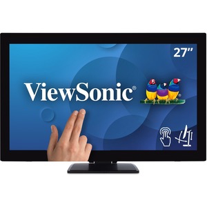 ViewSonic TD2760 27" 1080p Ergonomic 10-Point Multi Touch Monitor with RS232, HDMI, and DP