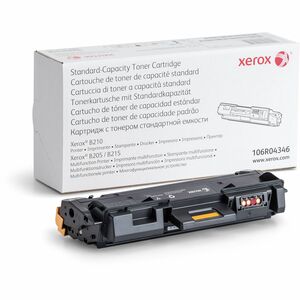 Xerox Genuine Xerox B205/B210/B215 Multifunction Printer Black Standard capacity Toner Cartridge (1500 Pages) - 106R04346