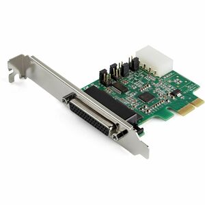 StarTech.com 4-port PCI Express RS232 Serial Adapter Card - PCIe to Serial DB9 RS-232 Controller Card - 16950 UART - Windows/Linux
