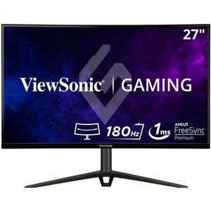 ViewSonic OMNI VX2718-2KPC-MHD 27 Inch Curved 1440p 1ms 165Hz Gaming Monitor with Adaptive Sync, Eye Care, HDMI and Display Port