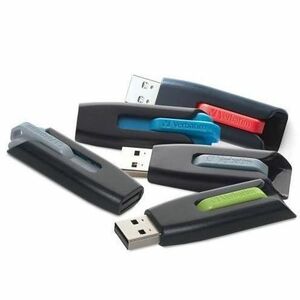 32GB Store 'n' Go&reg; V3 USB 3.2 Gen 1 Flash Drive - 5pk - Assorted