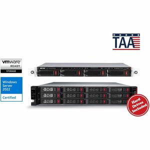 BUFFALO TeraStation 51220RH 12-Bay Secure Business 2U NAS 32TB (4x8TB) w/ Hard Drives Included
