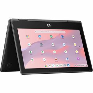 HP Fortis G5 11.6" Touchscreen Convertible 2 in 1 Chromebook - HD - Intel N-Series N100 - 8 GB - 64 GB Flash Memory - English Keyboard - Jack Black - Smart Buy