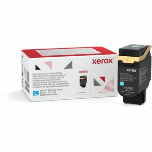 Xerox Genuine Xerox&reg; C320 Color Printer, C325 Color Multifunction Printer Cyan High capacity Toner Cartridge (5500 Pages) - 006R04828
