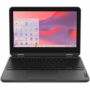 Lenovo 500e Chromebook Gen 4s 83L40000US 11.6" Touchscreen Convertible 2 in 1 Chromebook - HD - Intel N-Series N100 - 4 GB - 64 GB Flash Memory - English Keyboard - Gray
