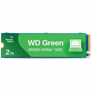 WD Green SN350 WDS200T3G0C 2 TB Solid State Drive - M.2 2280 Internal - PCI Express NVMe (PCI Express NVMe 3.0 x4)